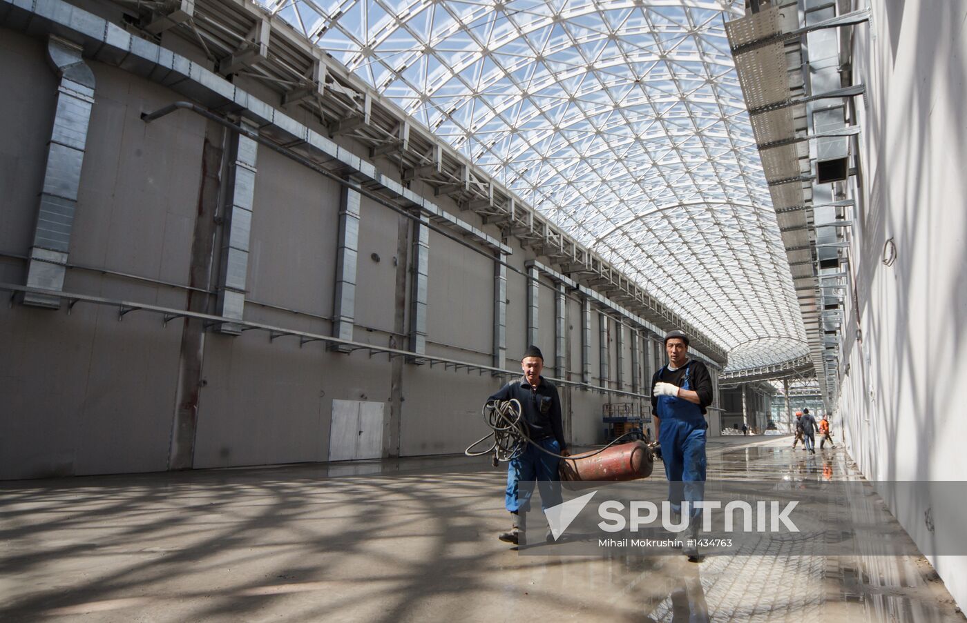 Construction of Main Media Center in Sochi's Olympic Park