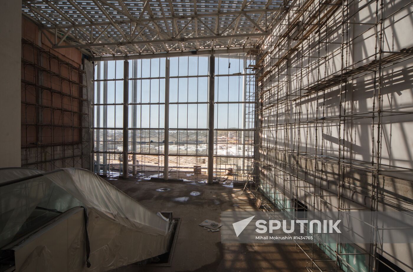 Construction of Main Media Center in Sochi's Olympic Park