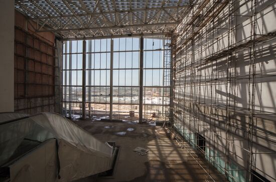 Construction of Main Media Center in Sochi's Olympic Park