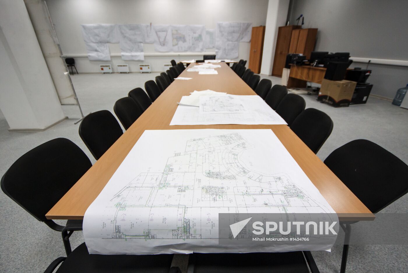 Construction of Main Media Center in Sochi's Olympic Park