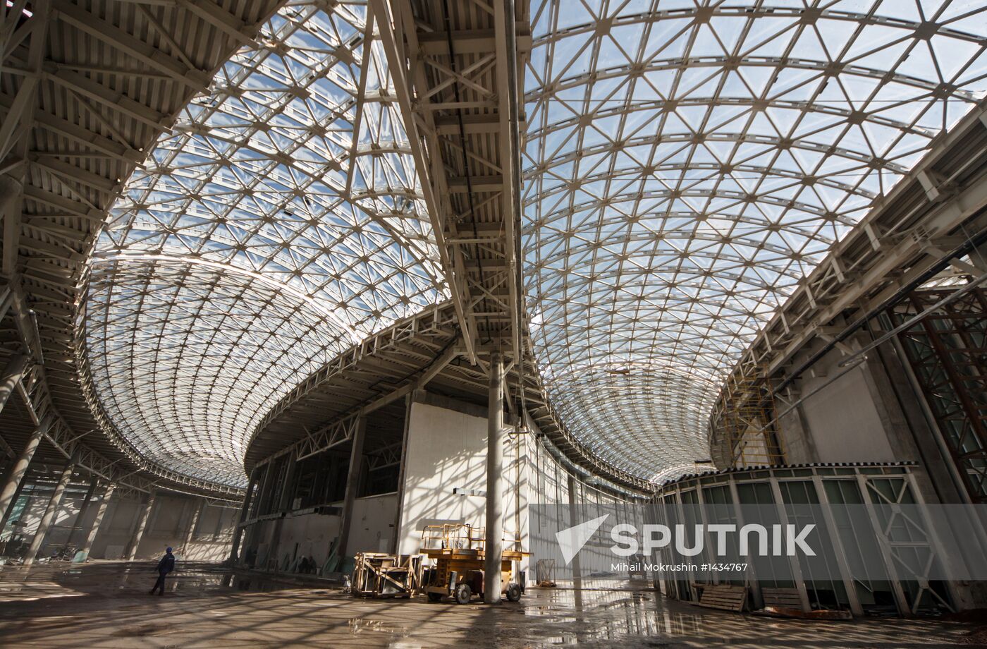 Construction of Main Media Center in Sochi's Olympic Park