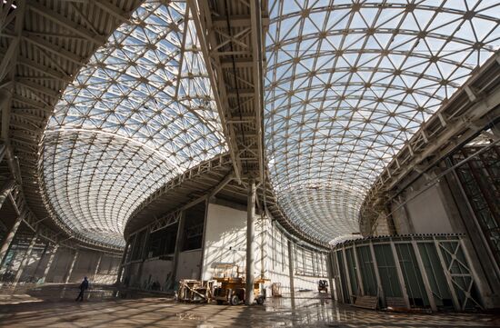 Construction of Main Media Center in Sochi's Olympic Park