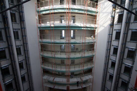 Construction of Main Media Center in Sochi's Olympic Park
