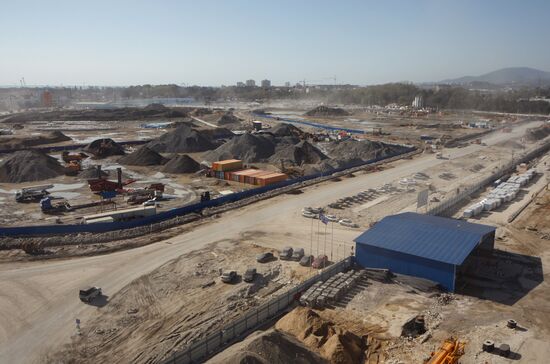 Construction of Main Media Center in Sochi's Olympic Park