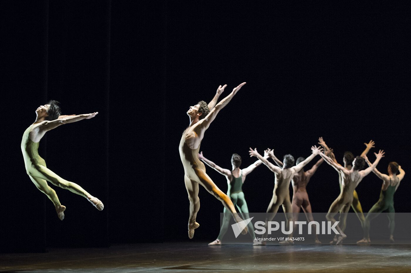 Ballet "Rite of Spring" with choreography by Maurice Béjart