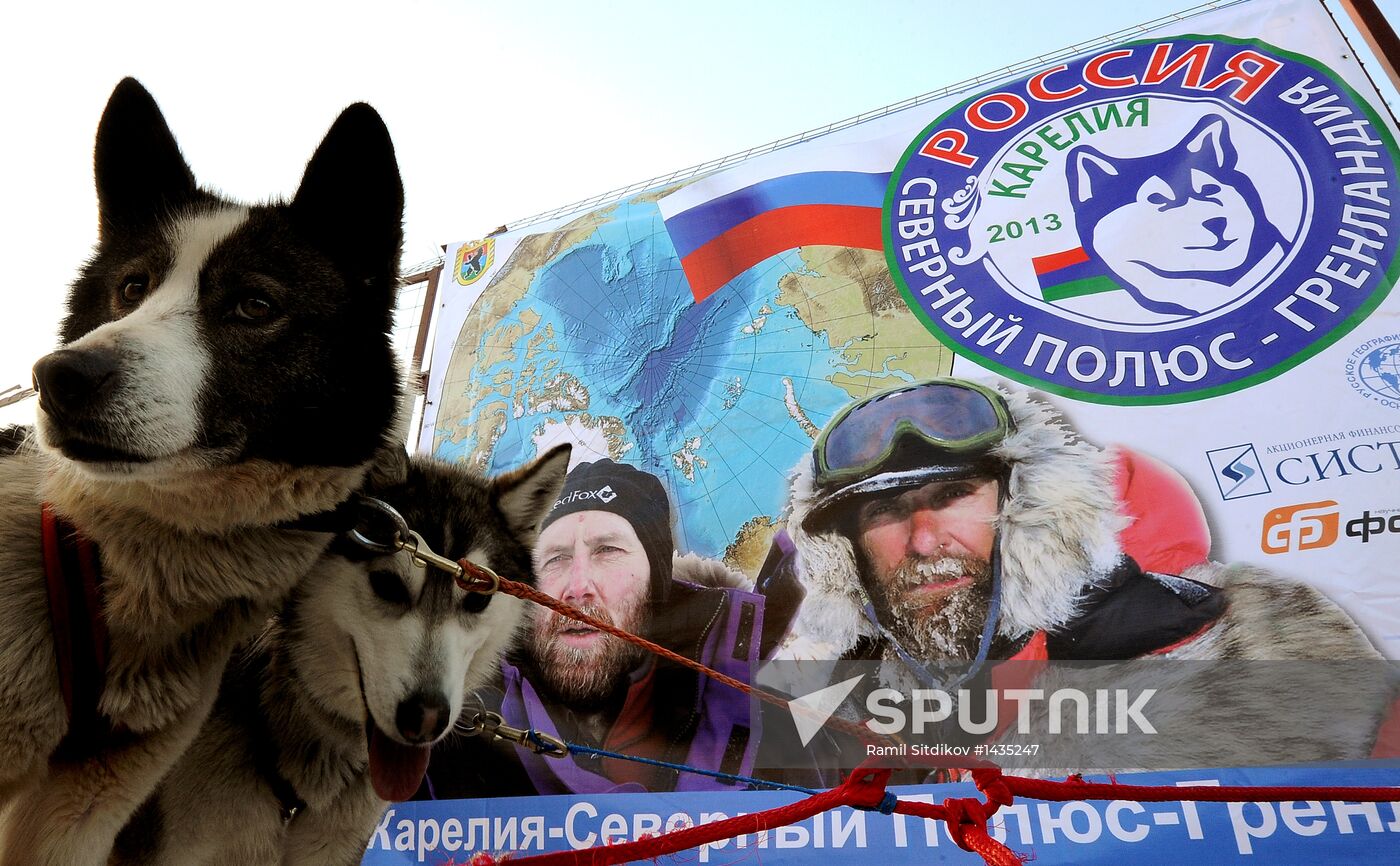 Fyodor Konyukhov heads out on dogsled expedition