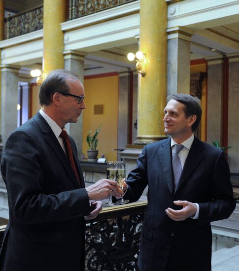 Sergei Naryshkin on official visit to Finland