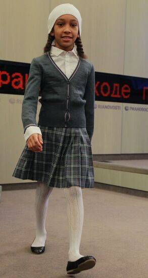 School uniform collection by designer Vyacheslav Zaitsev