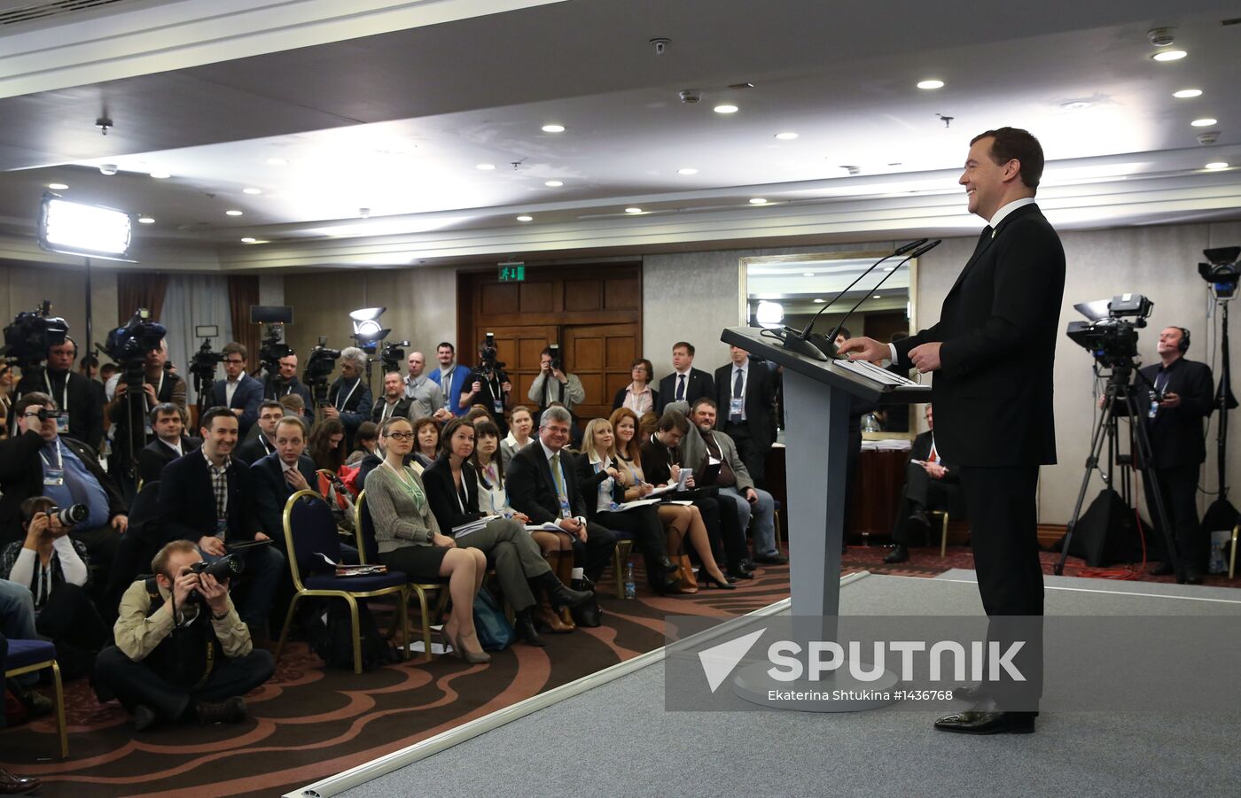 Dmitry Medvedev attends Baltic Sea Forum