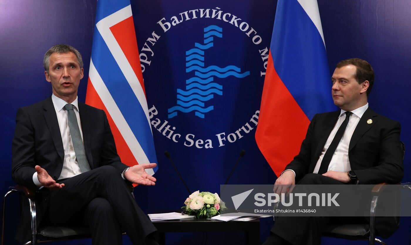 Dmitry Medvedev attends Baltic Sea Forum