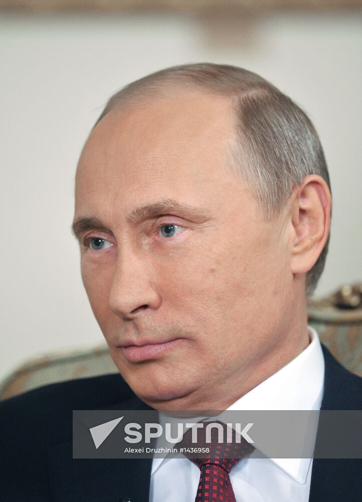 Vladimir Putin gives interview to German broadcaster ARD