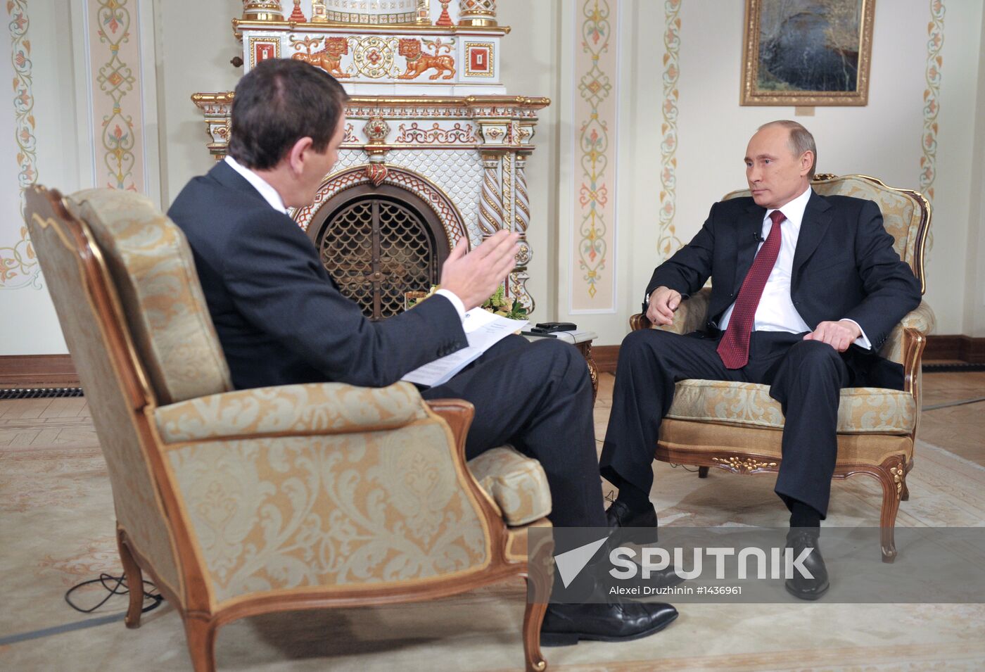 Vladimir Putin gives interview to German broadcaster ARD