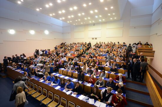 Total Literacy campaign in Moscow