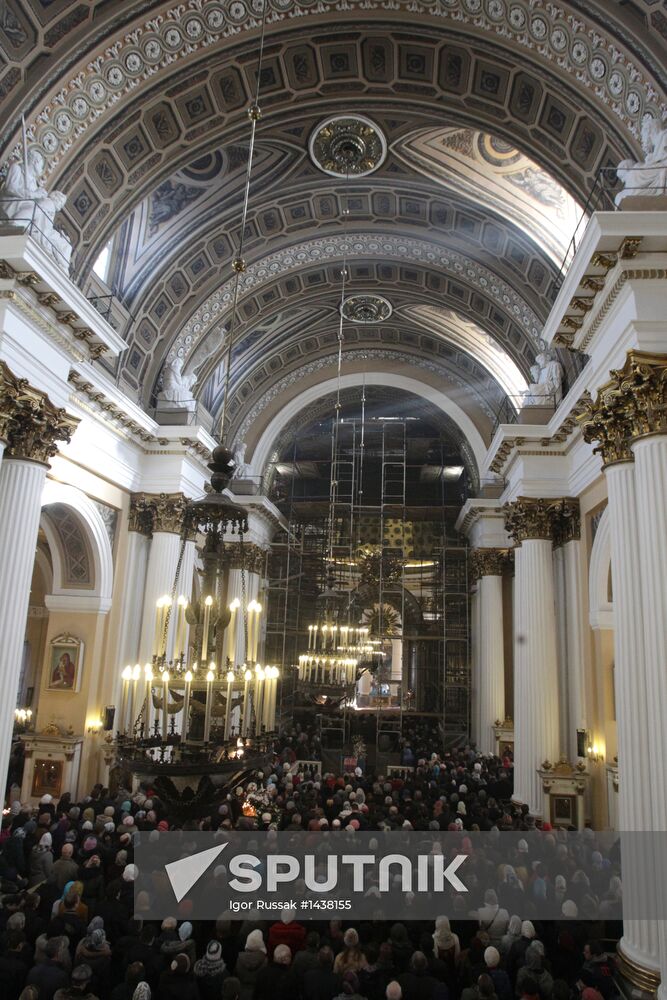 300th anniversary of Holy Trinity Alexander-Nevsky Lavra