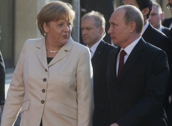 Vladimir Putin visits Germany