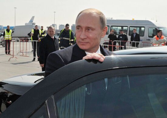 Vladimir Putin on official visit to Netherlands