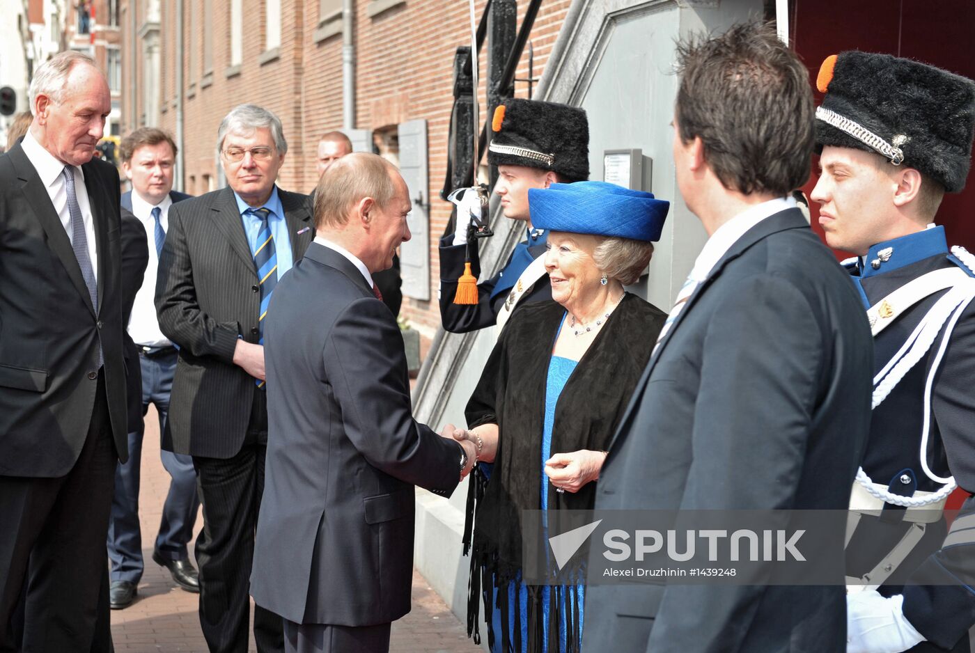 Vladimir Putin on official visit to Netherlands