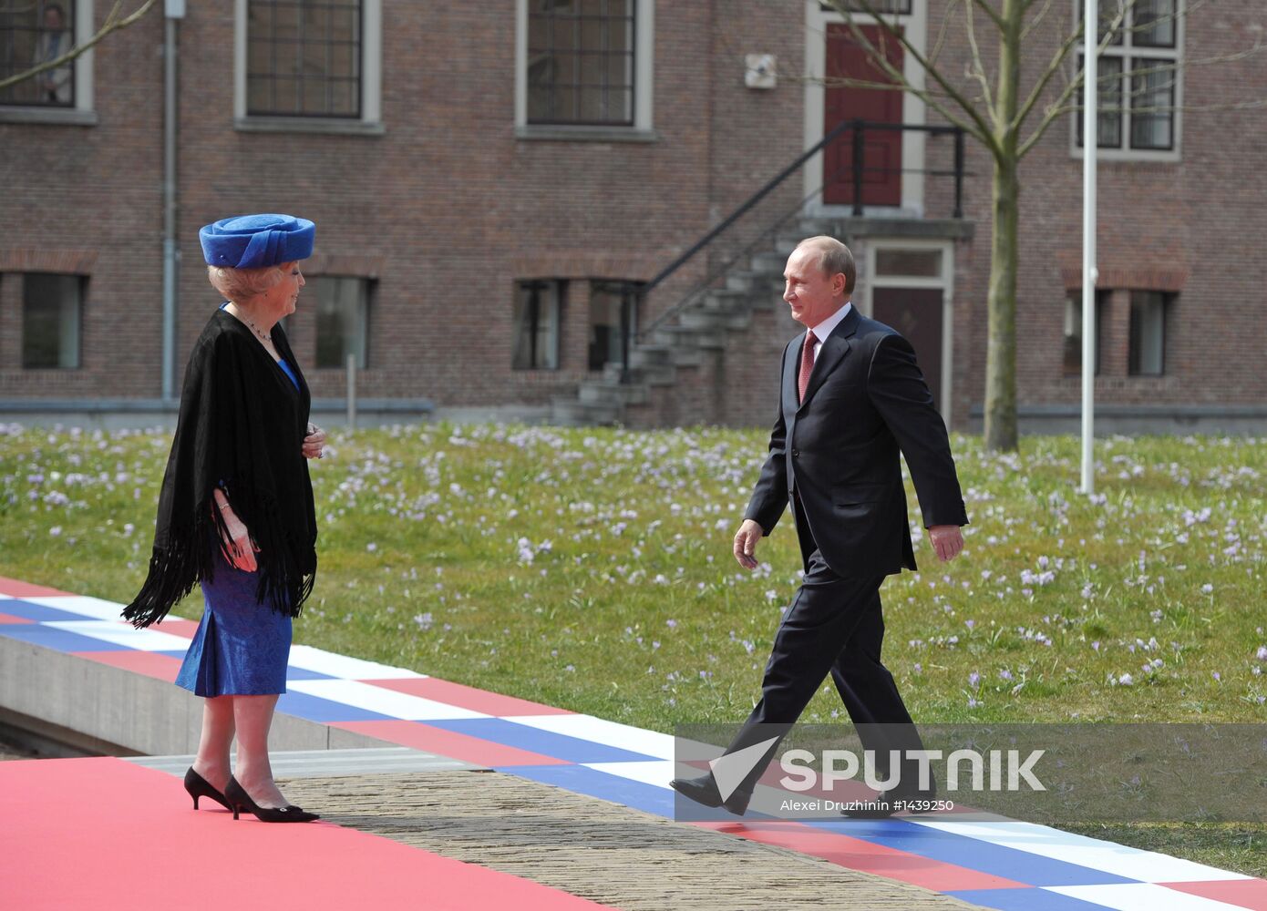 Vladimir Putin on official visit to Netherlands