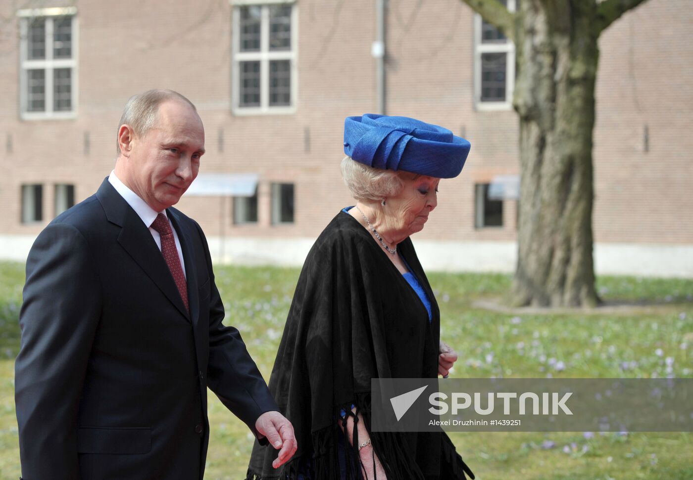 Vladimir Putin on official visit to Netherlands