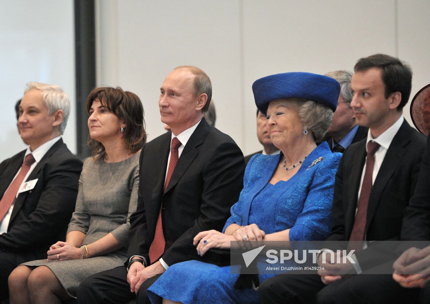 Vladimir Putin on official visit to Netherlands