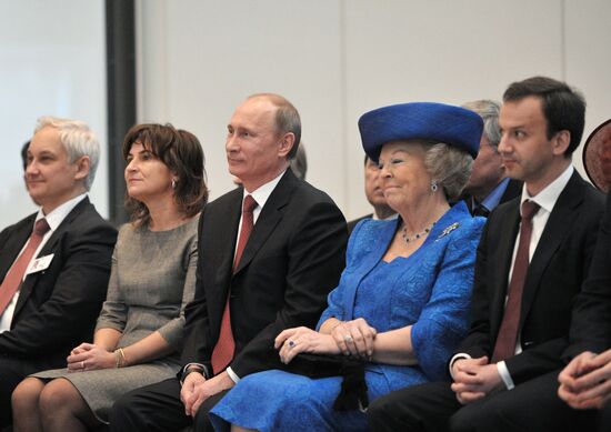 Vladimir Putin on official visit to Netherlands