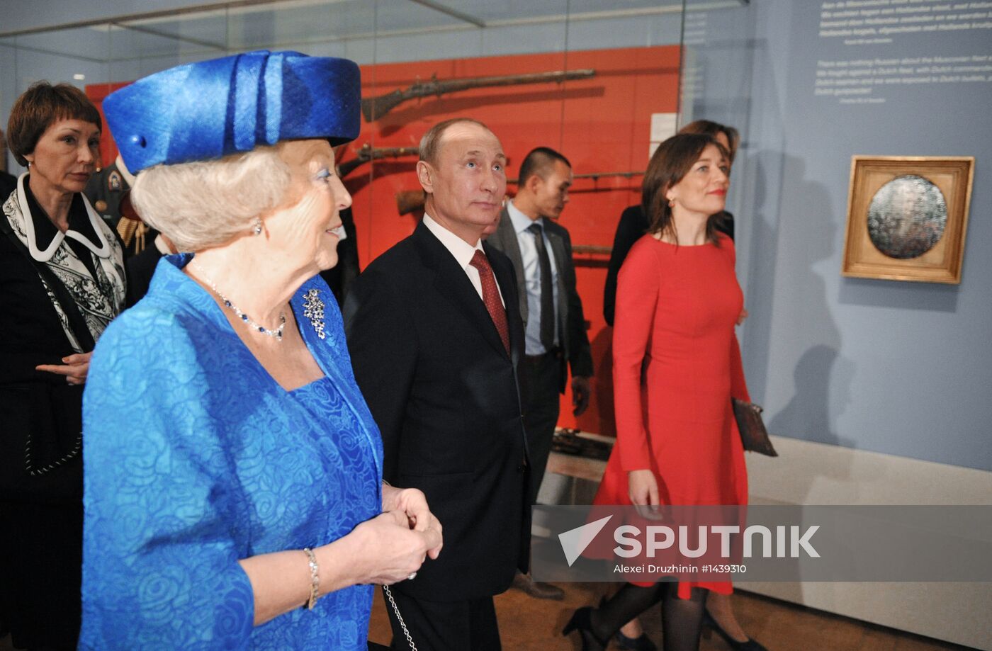 Vladimir Putin on official visit to Netherlands