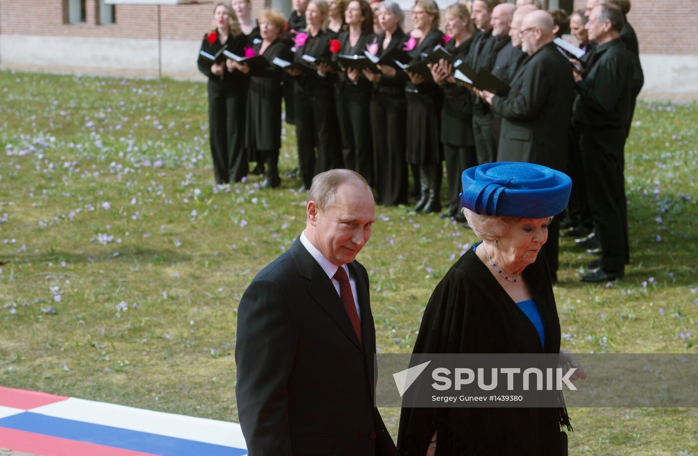 Vladimir Putin on official visit to Netherlands