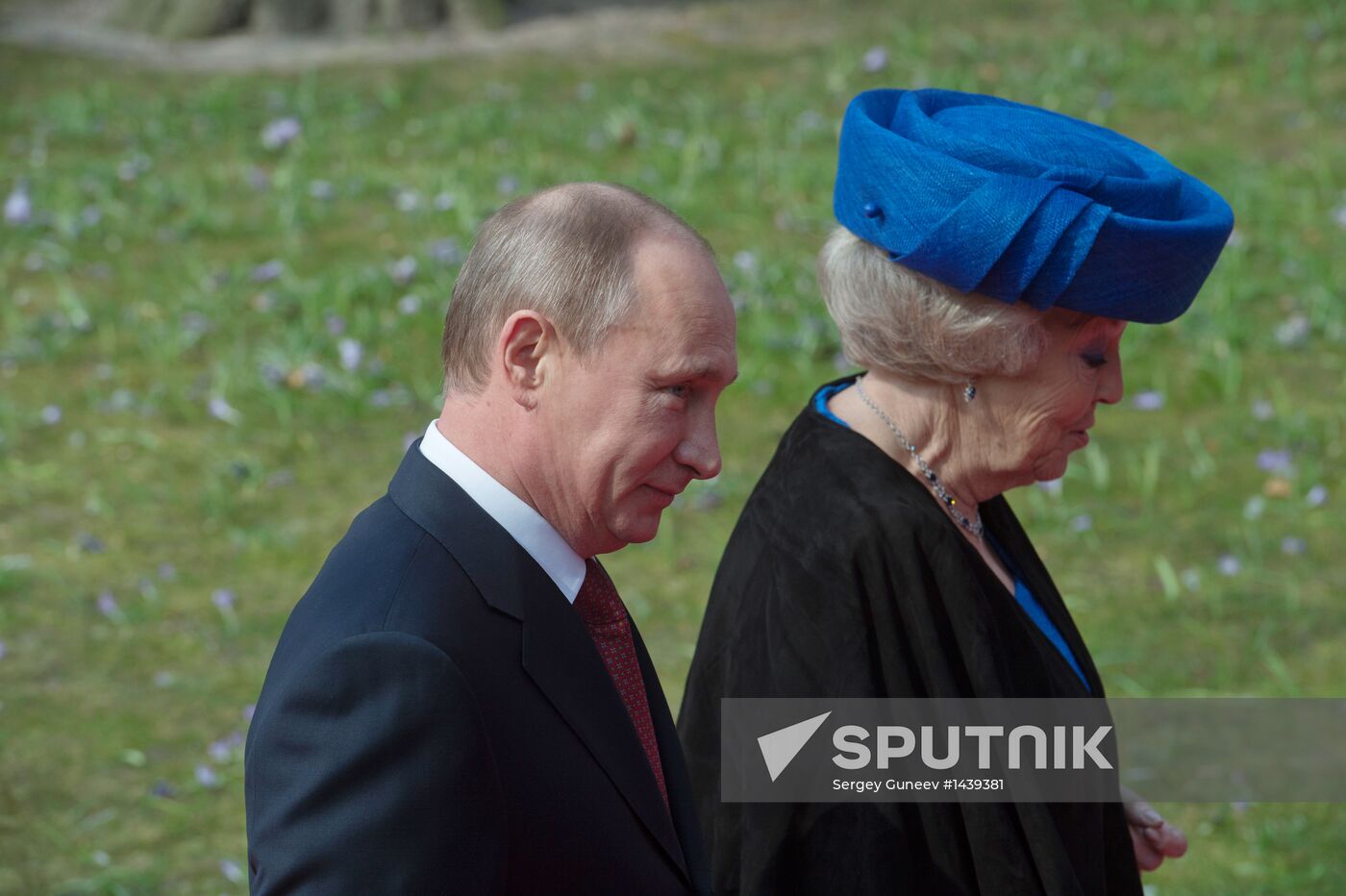 Vladimir Putin on official visit to Netherlands