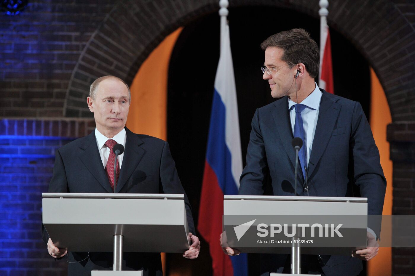 Vladimir Putin on official visit to Netherlands