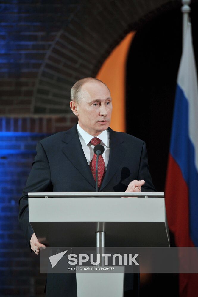 Vladimir Putin on official visit to Netherlands