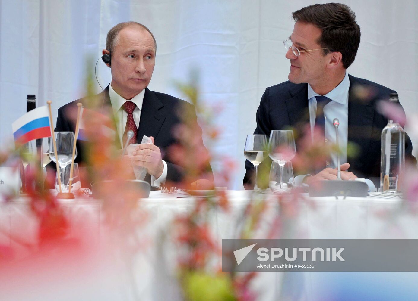 Vladimir Putin on official visit to Netherlands