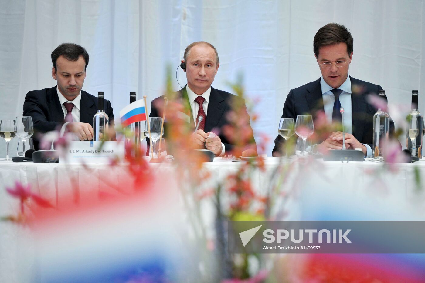 Vladimir Putin on official visit to Netherlands