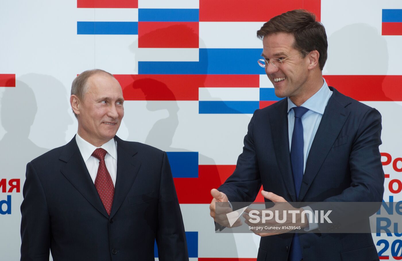 Vladimir Putin on official visit to Netherlands
