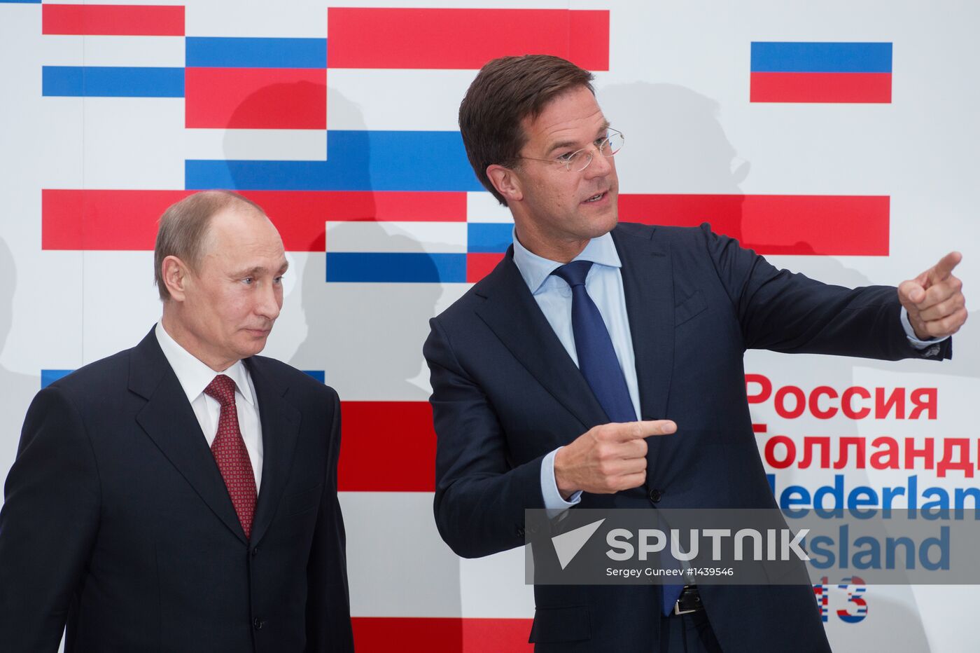 Vladimir Putin on official visit to Netherlands