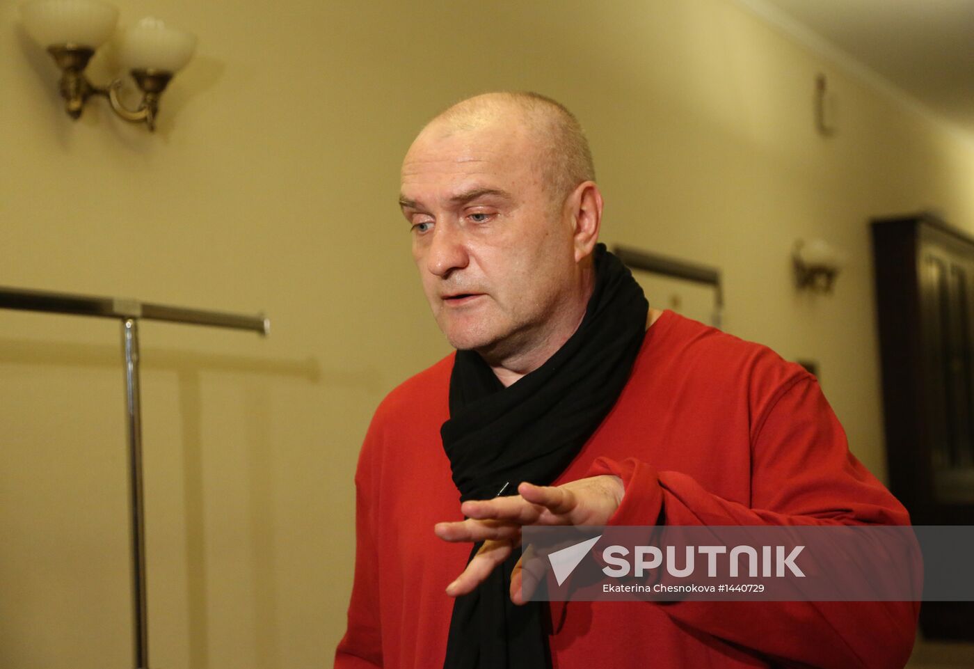Rehearsal of Skywalkers at Lenkom theater