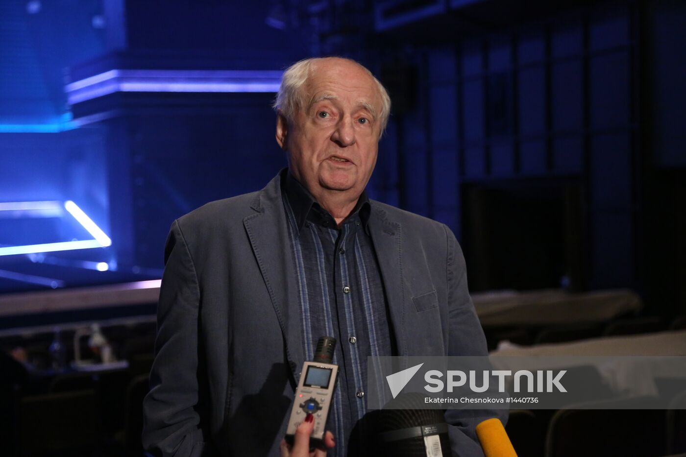 Rehearsal of Skywalkers at Lenkom theater
