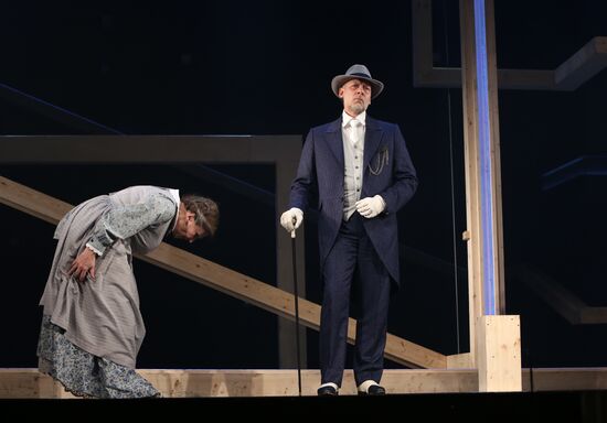 Rehearsal of Skywalkers at Lenkom theater