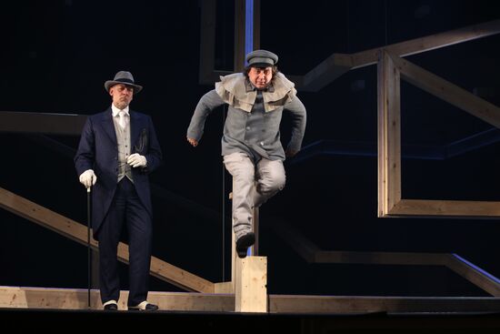 Rehearsal of Skywalkers at Lenkom theater
