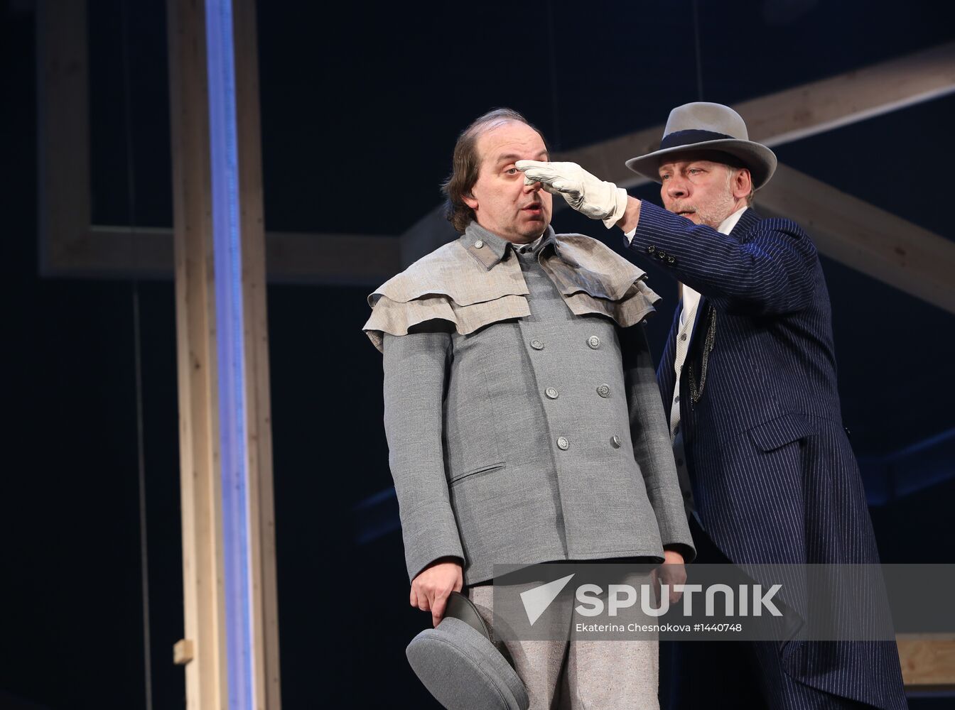 Rehearsal of Skywalkers at Lenkom theater