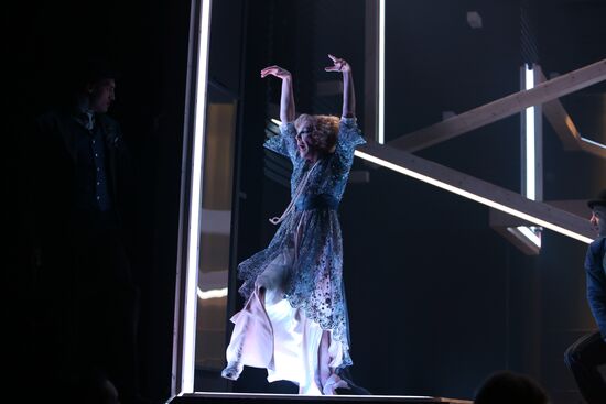 Rehearsal of Skywalkers at Lenkom theater