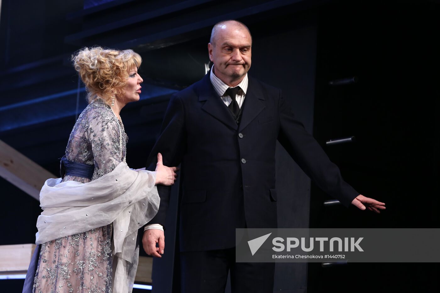 Rehearsal of Skywalkers at Lenkom theater