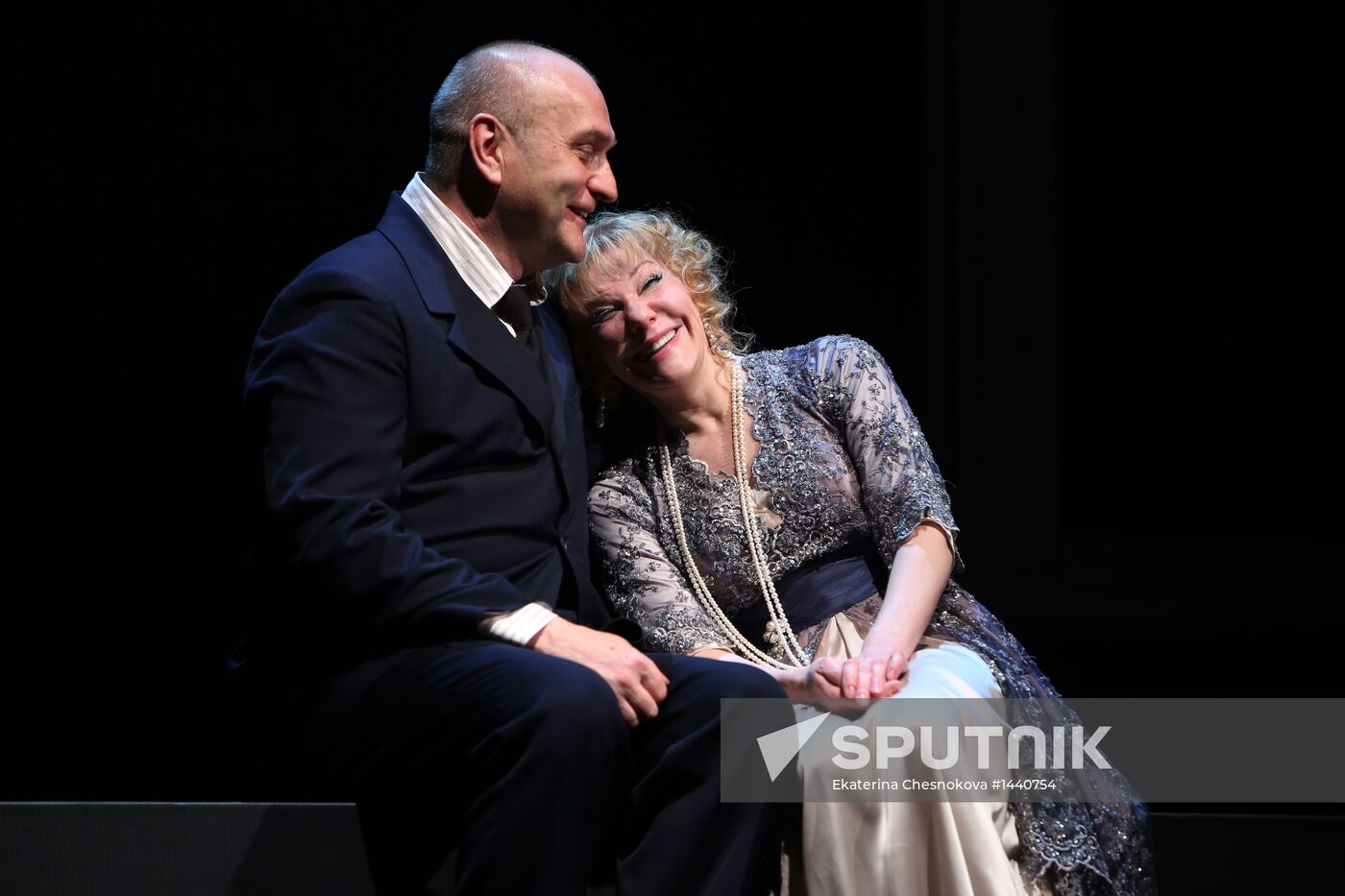 Rehearsal of Skywalkers at Lenkom theater