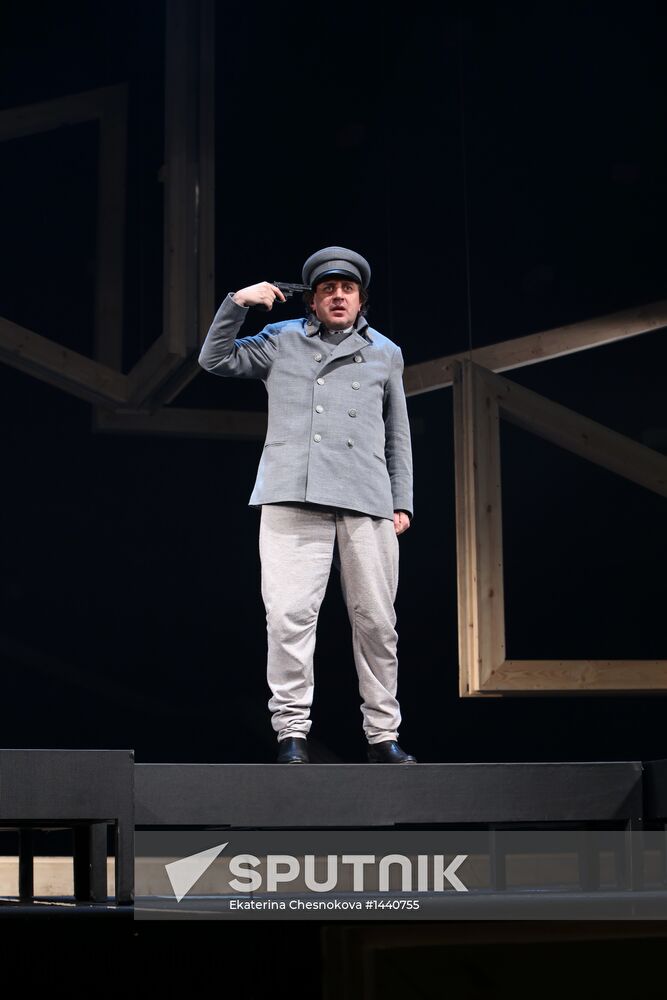 Rehearsal of Skywalkers at Lenkom theater