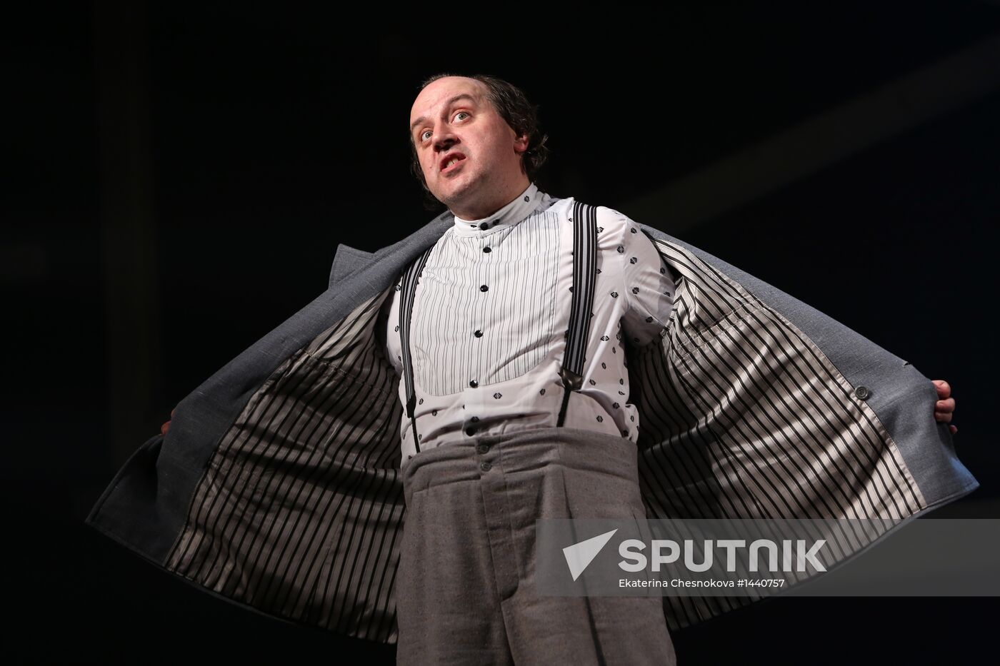 Rehearsal of Skywalkers at Lenkom theater