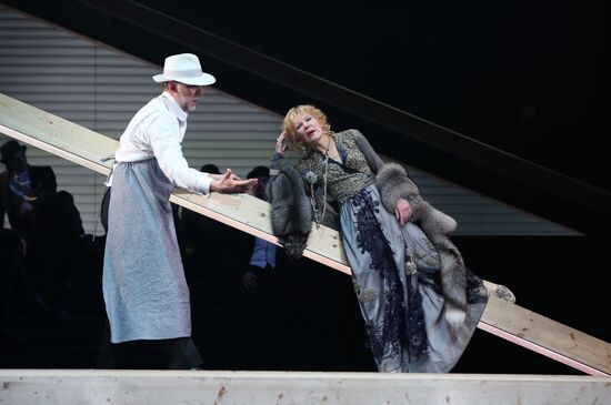 Rehearsal of Skywalkers at Lenkom theater