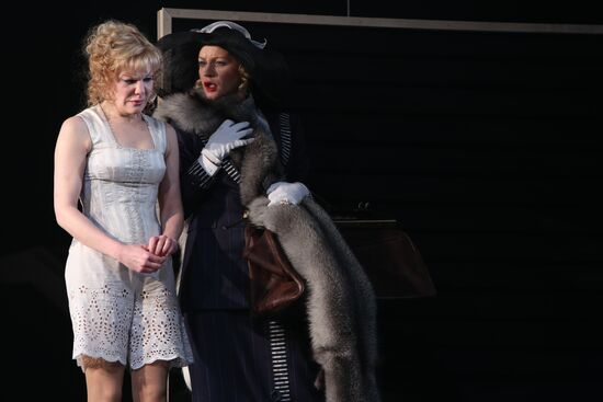 Rehearsal of Skywalkers at Lenkom theater