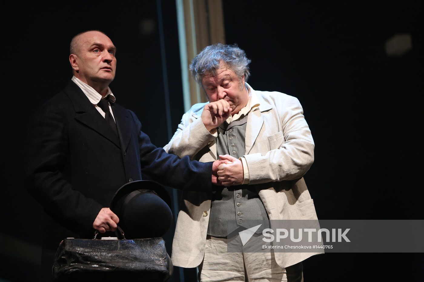 Rehearsal of Skywalkers at Lenkom theater
