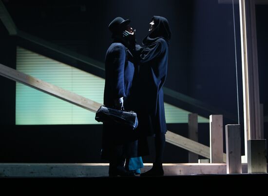 Rehearsal of Skywalkers at Lenkom theater