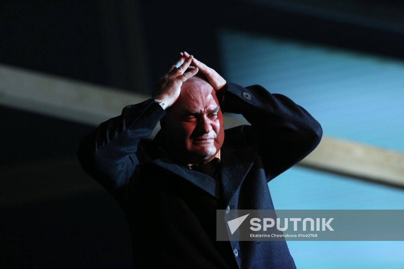 Rehearsal of Skywalkers at Lenkom theater
