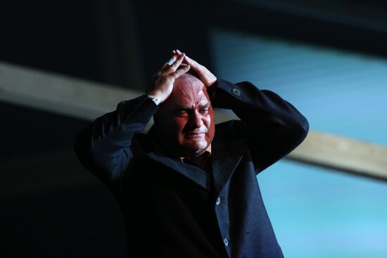 Rehearsal of Skywalkers at Lenkom theater